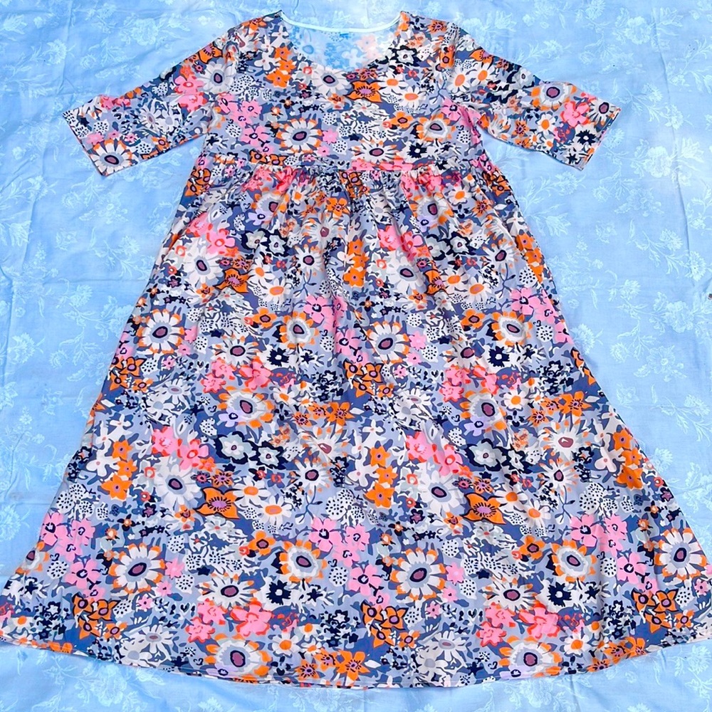 Floral midi dress